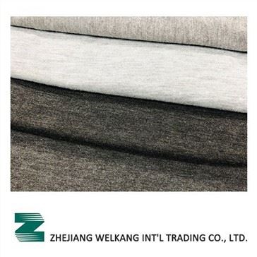 100 prosent Spun Poly Yarn Dye Single Jersey Melange